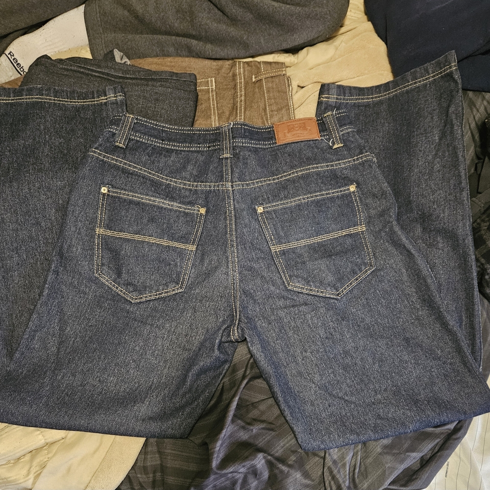 Men's Relaxed Fit Jeans Rock & Run - Dark Blue 34x34